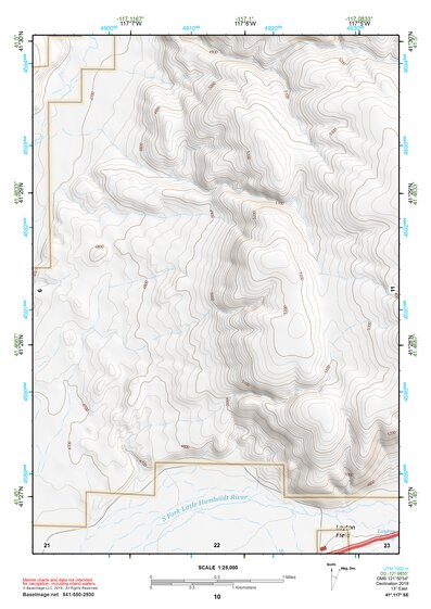 41117SE Page 10 Osgood Mountains Topo Preview 1