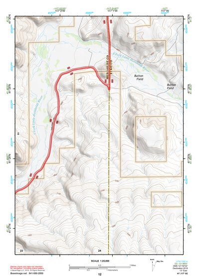 41117SE Page 12 Osgood Mountains Topo Preview 1