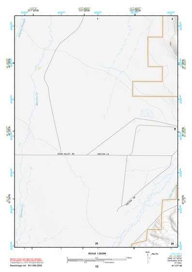 41117SE Page 13 Osgood Mountains Topo Preview 1