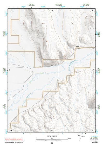 41117SE Page 14 Osgood Mountains Topo Preview 1