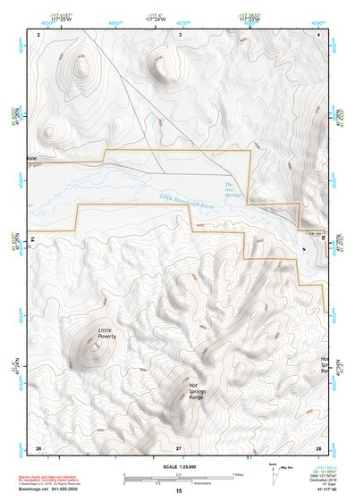41117SE Page 15 Osgood Mountains Topo Preview 1