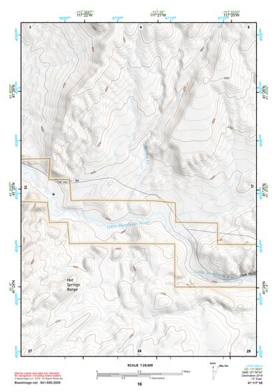 41117SE Page 16 Osgood Mountains Topo Preview 1