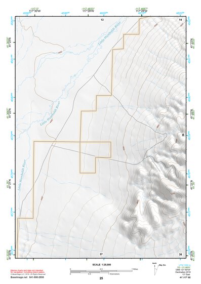 41117SE Page 25 Osgood Mountains Topo Preview 1