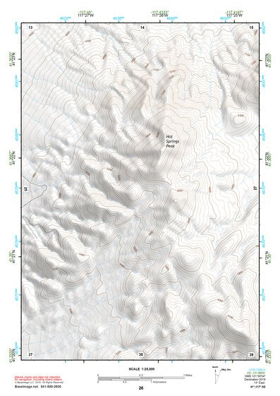 41117SE Page 26 Osgood Mountains Topo Preview 1