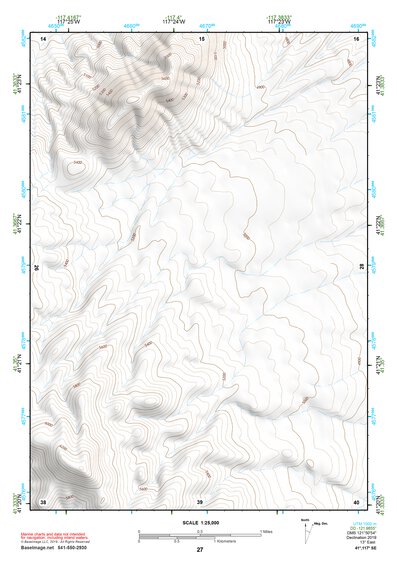 41117SE Page 27 Osgood Mountains Topo Preview 1