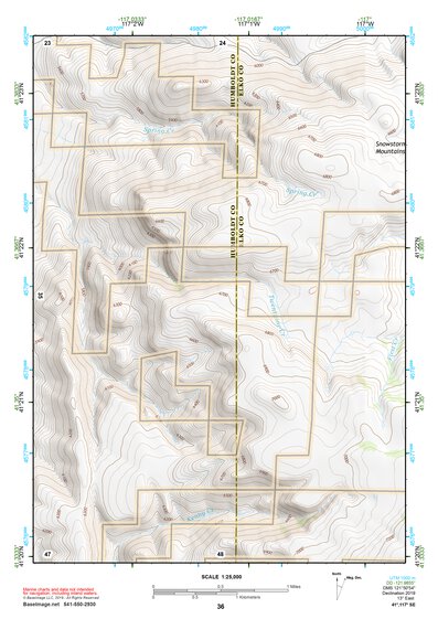 41117SE Page 36 Osgood Mountains Topo Preview 1