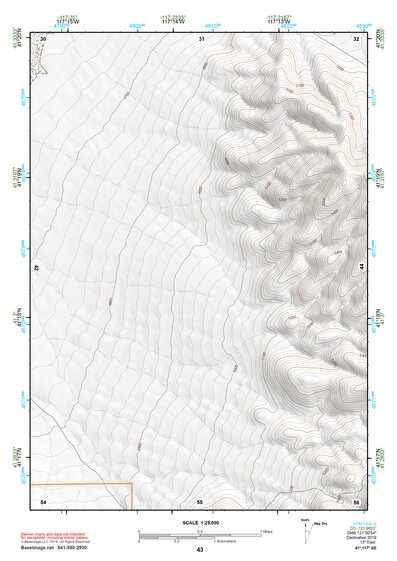 41117SE Page 43 Osgood Mountains Topo Preview 1