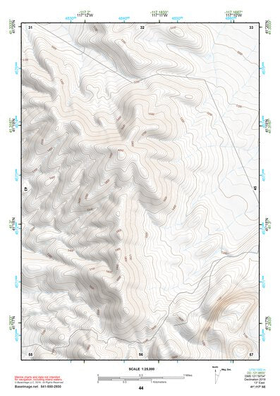 41117SE Page 44 Osgood Mountains Topo Preview 1