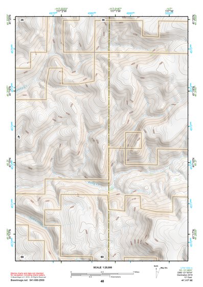 41117SE Page 48 Osgood Mountains Topo Preview 1