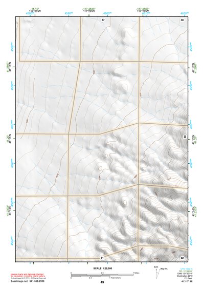 41117SE Page 49 Osgood Mountains Topo Preview 1