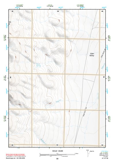 41117SE Page 51 Osgood Mountains Topo Preview 1