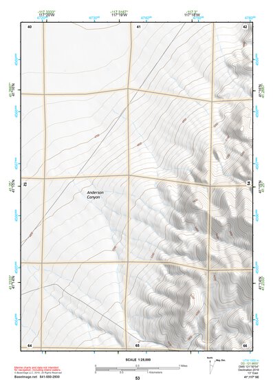 41117SE Page 53 Osgood Mountains Topo Preview 1