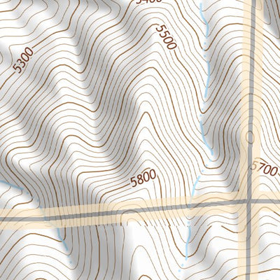 41117SE Page 54 Osgood Mountains Topo Preview 3