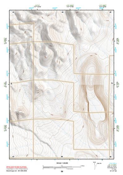 41117SE Page 56 Osgood Mountains Topo Preview 1