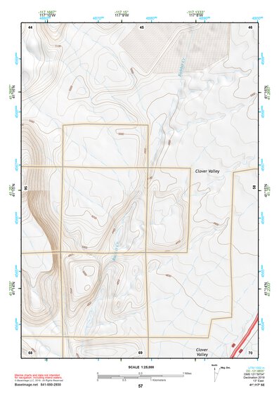41117SE Page 57 Osgood Mountains Topo Preview 1