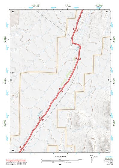 41117SE Page 58 Osgood Mountains Topo Preview 1