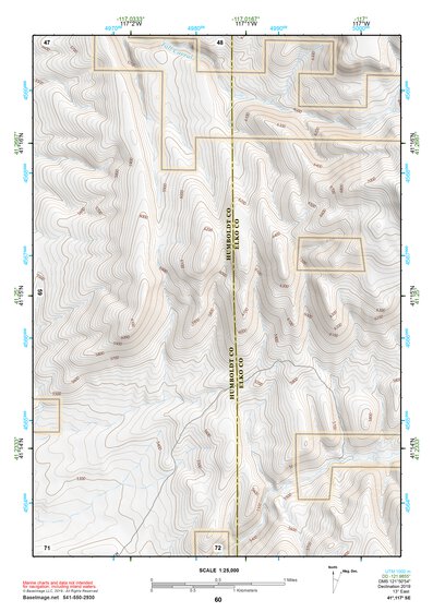 41117SE Page 60 Osgood Mountains Topo Preview 1