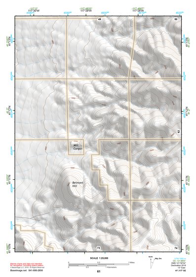 41117SE Page 61 Osgood Mountains Topo Preview 1