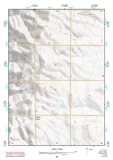 41117SE Page 62 Osgood Mountains Topo Preview 1