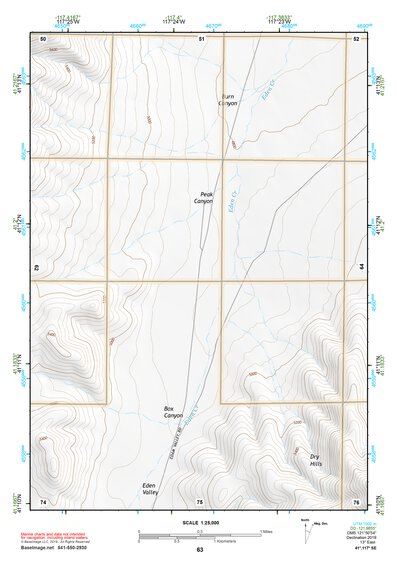41117SE Page 63 Osgood Mountains Topo Preview 1