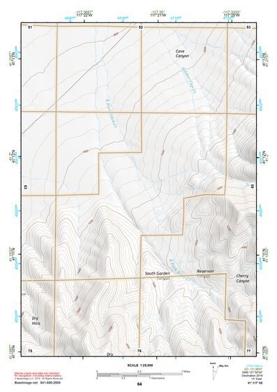 41117SE Page 64 Osgood Mountains Topo Preview 1