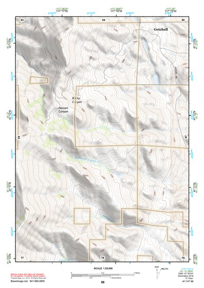 41117SE Page 66 Osgood Mountains Topo Preview 1