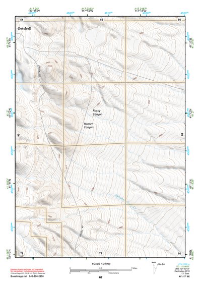 41117SE Page 67 Osgood Mountains Topo Preview 1