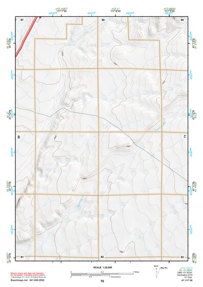 41117SE Page 70 Osgood Mountains Topo Preview 1