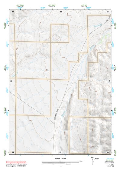 41117SE Page 71 Osgood Mountains Topo Preview 1
