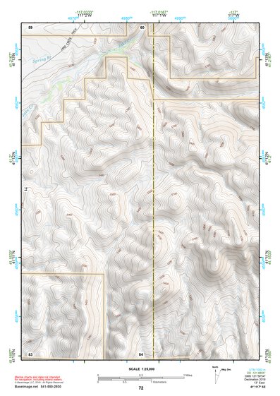 41117SE Page 72 Osgood Mountains Topo Preview 1