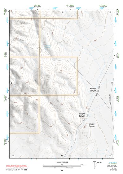41117SE Page 74 Osgood Mountains Topo Preview 1