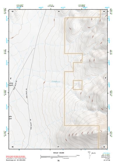 41117SE Page 75 Osgood Mountains Topo Preview 1