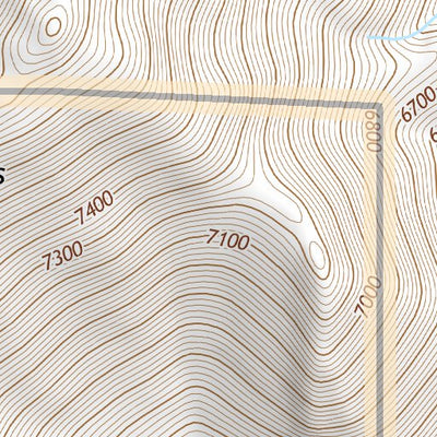 41117SE Page 76 Osgood Mountains Topo Preview 3