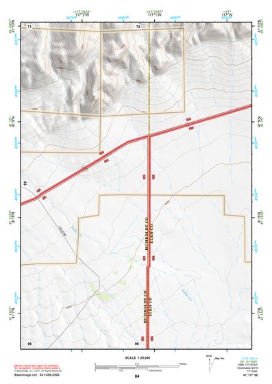41117SE Page 84 Osgood Mountains Topo Preview 1