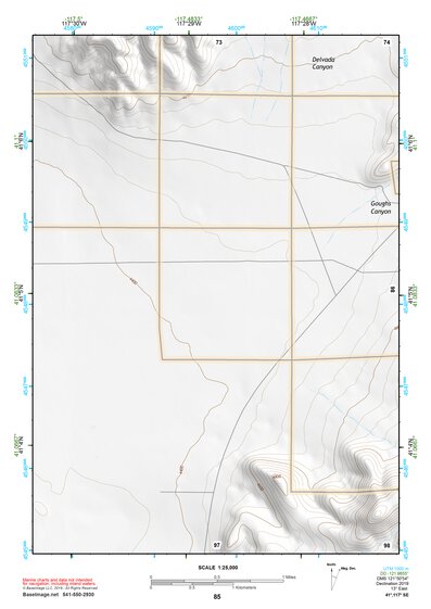 41117SE Page 85 Osgood Mountains Topo Preview 1