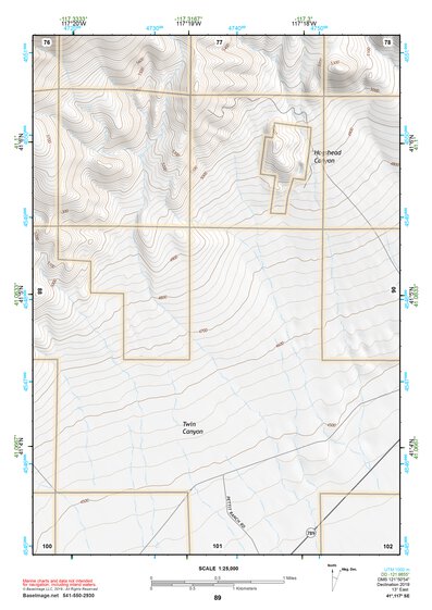 41117SE Page 89 Osgood Mountains Topo Preview 1