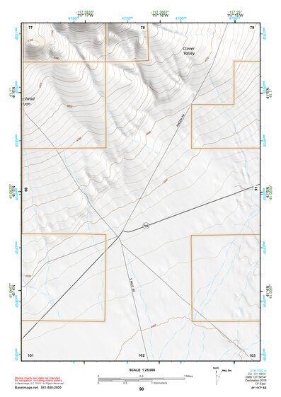 41117SE Page 90 Osgood Mountains Topo Preview 1