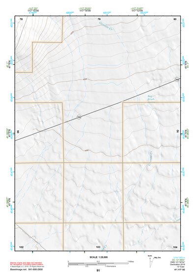 41117SE Page 91 Osgood Mountains Topo Preview 1