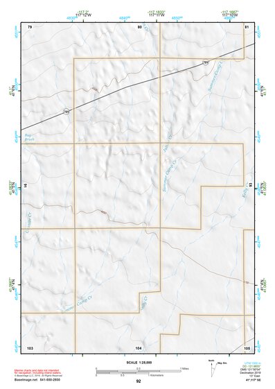 41117SE Page 92 Osgood Mountains Topo Preview 1