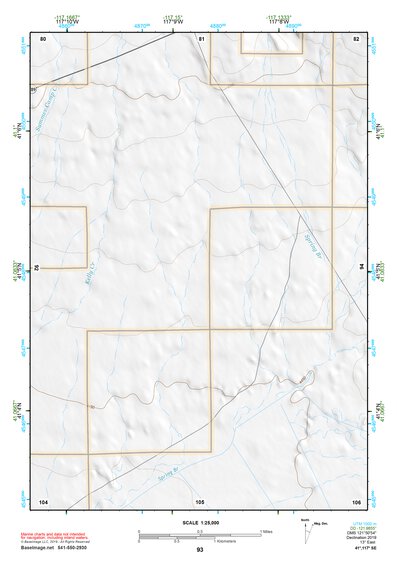 41117SE Page 93 Osgood Mountains Topo Preview 1