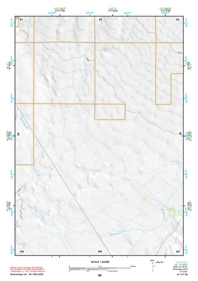 41117SE Page 94 Osgood Mountains Topo Preview 1