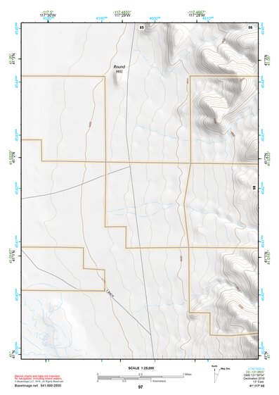 41117SE Page 97 Osgood Mountains Topo Preview 1