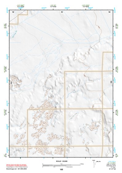 41117SE Page 105 Osgood Mountains Topo Preview 1