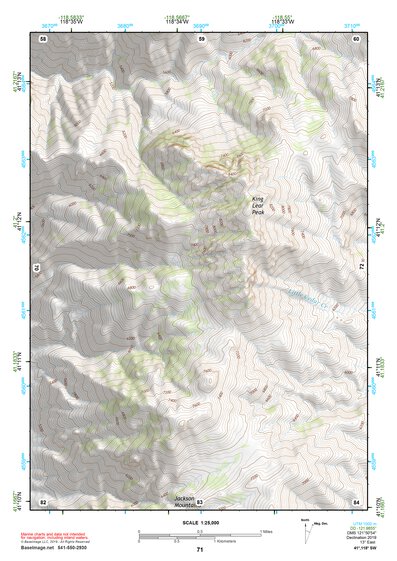 41118SW Page 71 Jackson Mountains Topo Preview 1