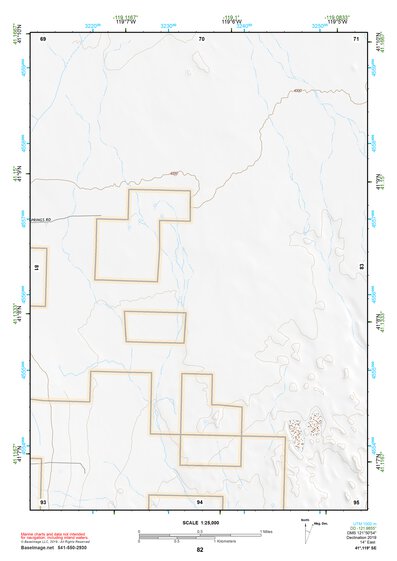 41119SE Page 82 High Rock Canyon Topo Preview 1