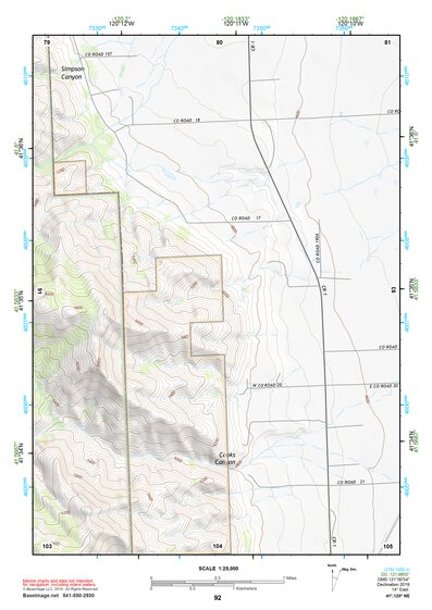 41120NE Page 92 Cedarville Topo Preview 1