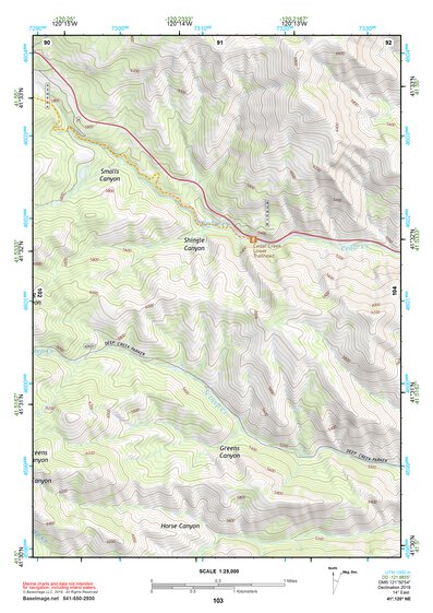 41120NE Page 103 Cedarville Topo Preview 1