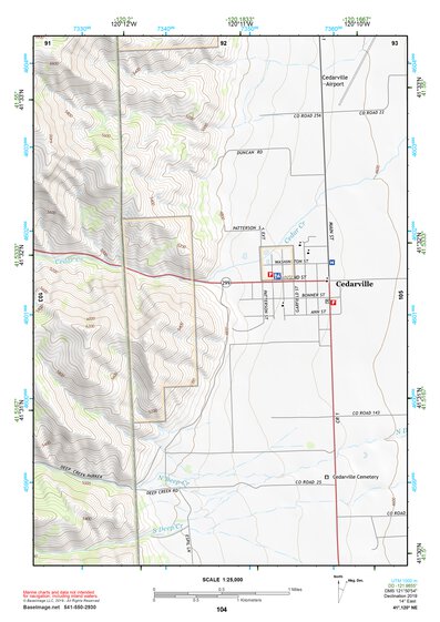 41120NE Page 104 Cedarville Topo Preview 1