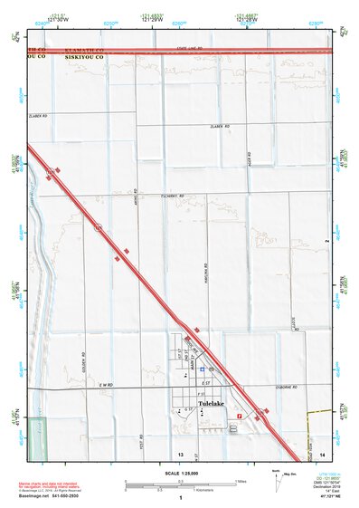 41121NE Page 1 Tule Lake Topo Preview 1