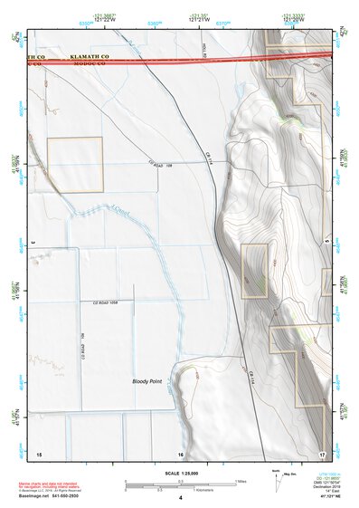 41121NE Page 4 Tule Lake Topo Preview 1